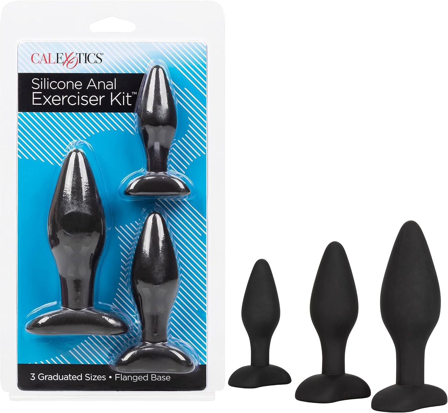 Plug Anal (kit 3 tailles, silicone)